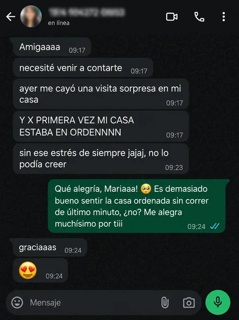 Testimonio de Maria sobre Hogar Sin Caos